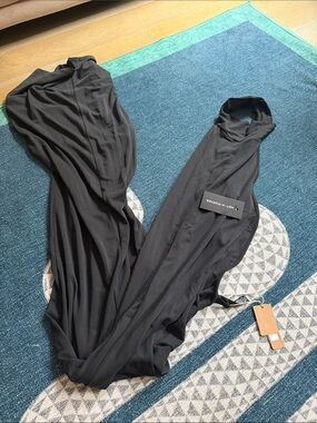 SKIMS Black Maxi Dress